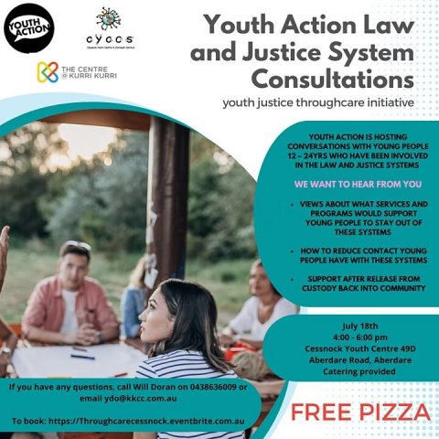 Youth Action Consultation, Young people and contact with the Justice System